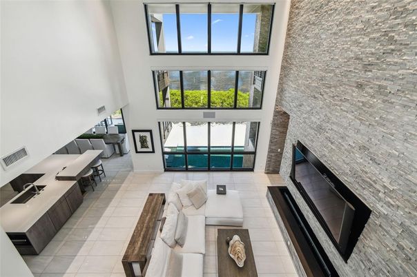 Fireplace, Interior, Living room, Stone Walls