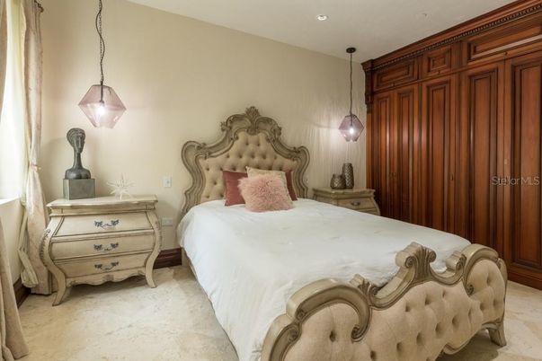 Bedroom, Interior, Pendant Lights, Recessed Lighting
