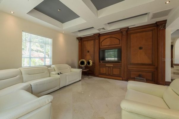 Interior, Living room, Recessed Lighting