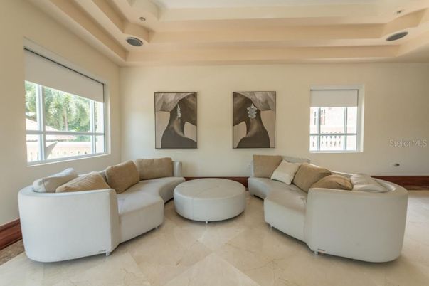 Interior, Living room, Recessed Lighting