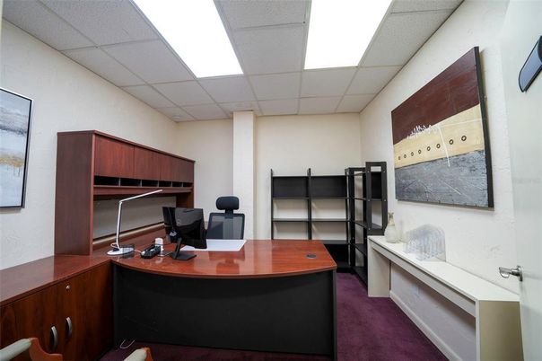 Home Office, Interior, Recessed Lighting