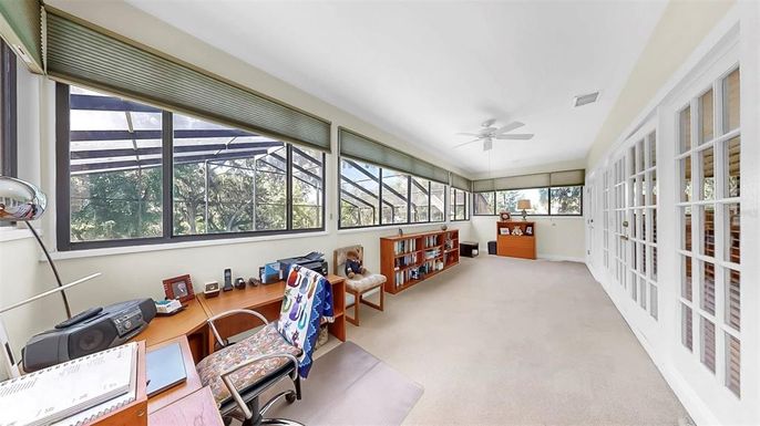 Home Office, Interior, Sun Room