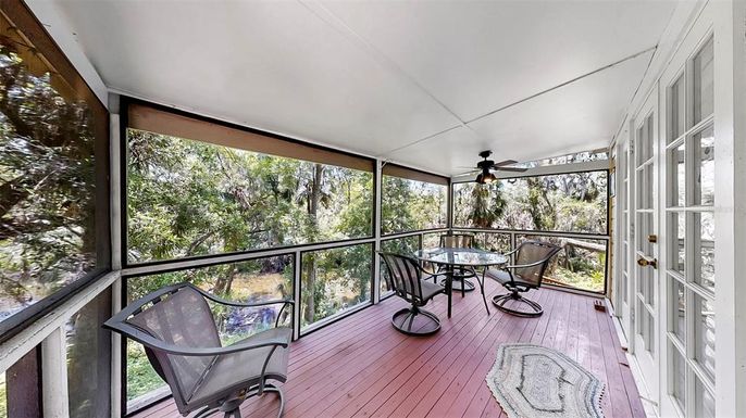 Interior, Sun Room, Wood Texture Flooring