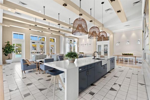 Interior, Kitchen, Living room, Pendant Lights, Recessed Lighting