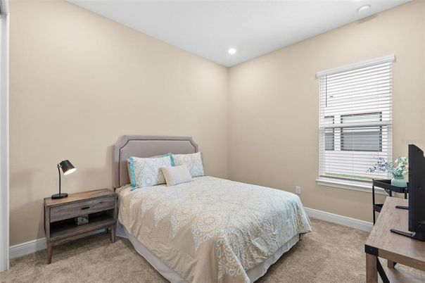 Bedroom, Interior, Recessed Lighting