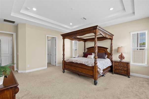 Bedroom, Interior, Recessed Lighting