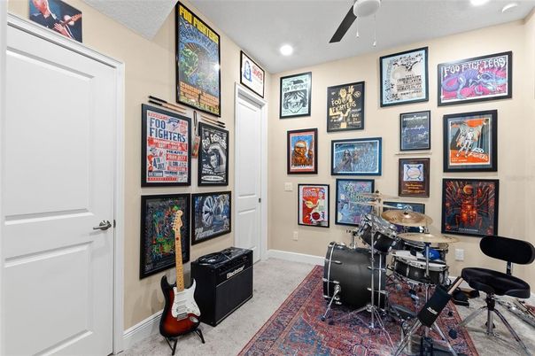 Home Office, Interior, Recessed Lighting