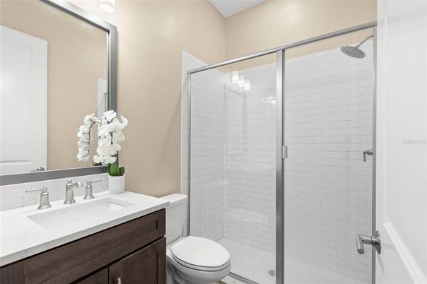 Bathroom, Glass Shower, Interior
