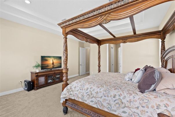 Bedroom, Interior, Recessed Lighting