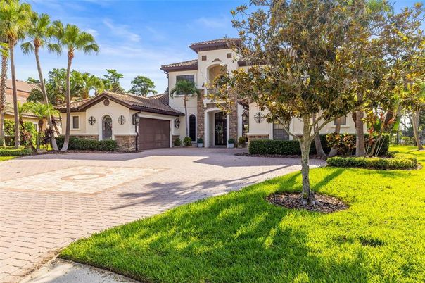 Attached, Backyard, Exterior, Facade, Mediterranean