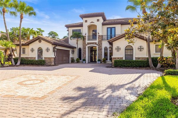Attached, Backyard, Exterior, Facade, Mediterranean