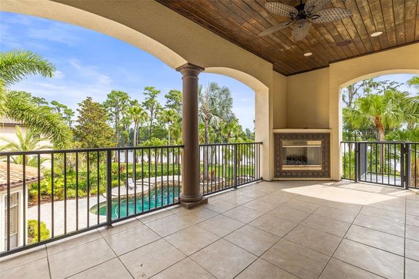 Fireplace, Interior, Recessed Lighting, Wooden Ceilings