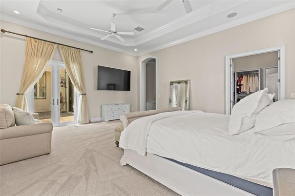 Bedroom, Interior, Recessed Lighting