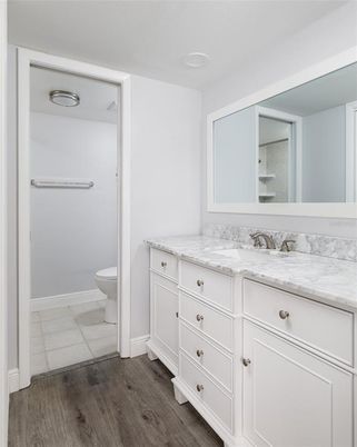 Bathroom, Interior, Wood Texture Flooring