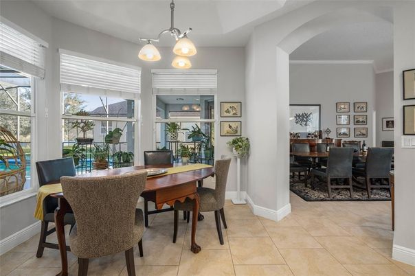 Dining room, Interior, Pendant Lights