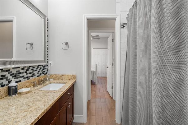 Bathroom, Interior, Wood Texture Flooring