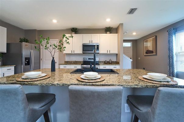 Interior, Kitchen, Recessed Lighting, Stainless Steel Appliances