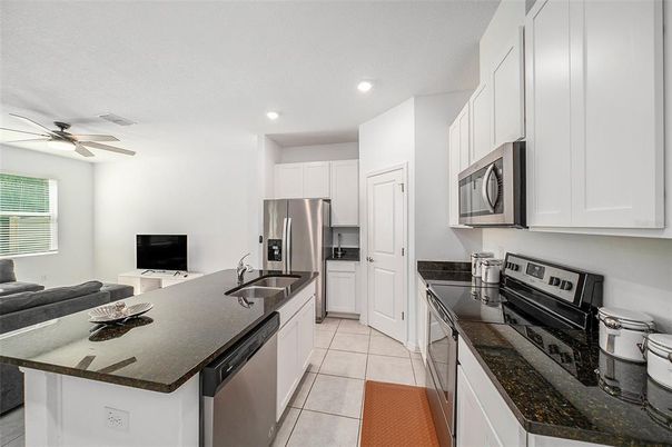 Interior, Kitchen, Recessed Lighting, Stainless Steel Appliances