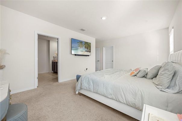 Bedroom, Interior, Recessed Lighting