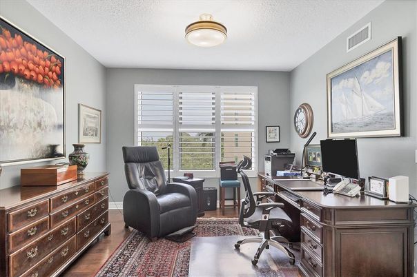 Home Office, Interior, Wood Texture Flooring