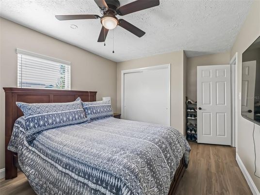 Bedroom, Interior, Wood Texture Flooring