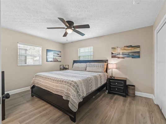 Bedroom, Interior, Wood Texture Flooring