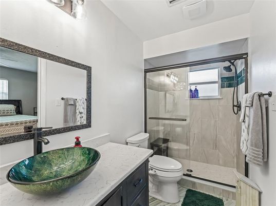 Bathroom, Glass Shower, Interior