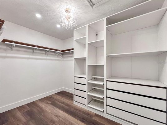 Interior, Recessed Lighting, Walk-in Closets, Wood Texture Flooring