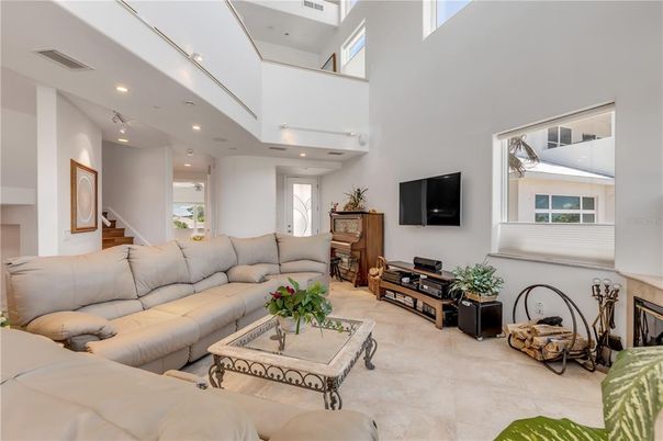 Interior, Living room, Recessed Lighting