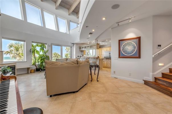 Interior, Kitchen, Living room, Piano, Recessed Lighting