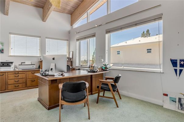 Home Office, Interior, Wooden Beams, Wooden Ceilings