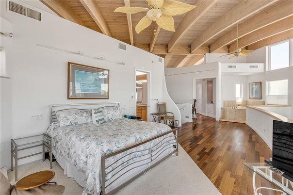 Bedroom, Interior, Wooden Beams, Wooden Ceilings, Wood Texture Flooring