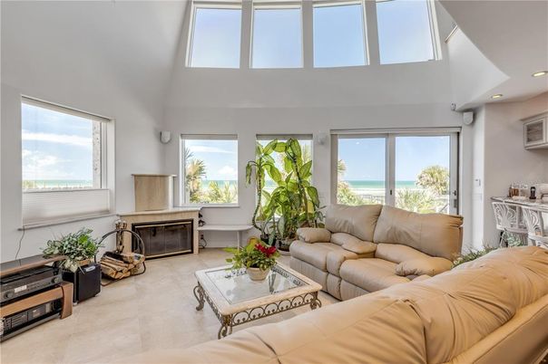 Fireplace, Interior, Living room, Recessed Lighting, Water