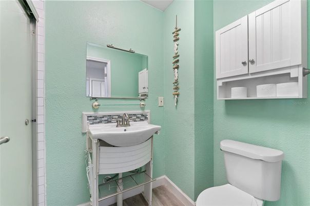 Bathroom, Interior, Wood Texture Flooring