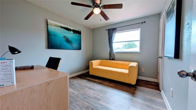 Home Office, Interior, Wood Texture Flooring