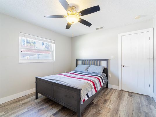 Bedroom, Interior, Wood Texture Flooring