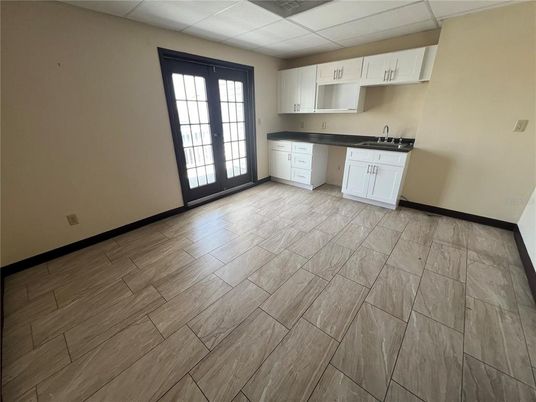 Empty room, Interior, Kitchen, Wood Texture Flooring