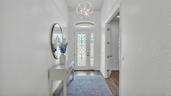 Chandelier, Interior, Pendant Lights, Wood Texture Flooring