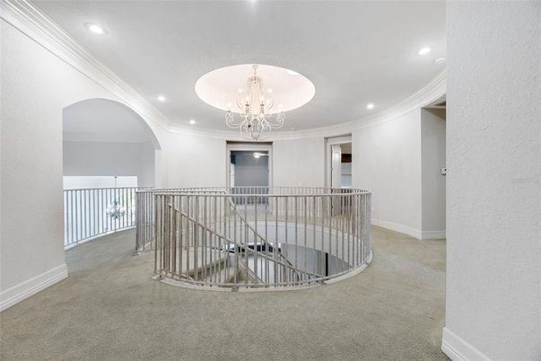 Chandelier, Interior, Recessed Lighting