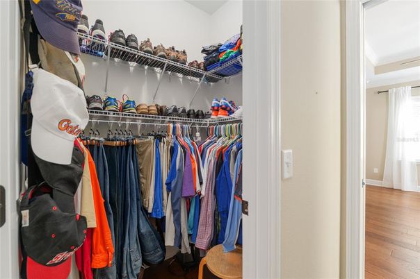 Interior, Walk-in Closets, Wood Texture Flooring