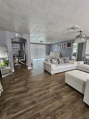 Chandelier, Interior, Living room, Wood Texture Flooring