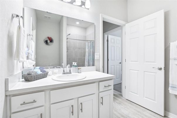 Bathroom, Interior, Wood Texture Flooring