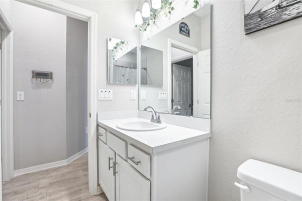 Bathroom, Interior, Wood Texture Flooring