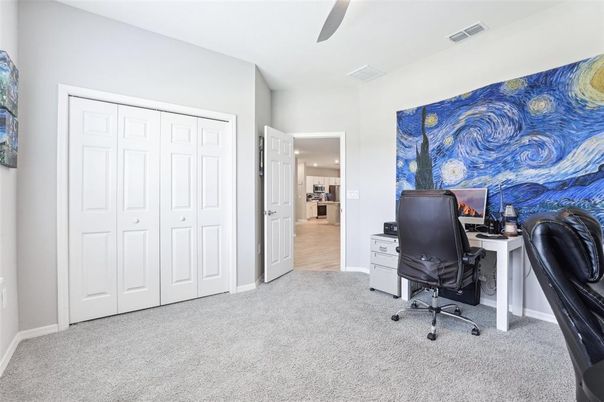 Home Office, Interior, Recessed Lighting