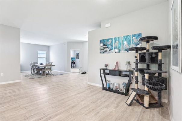 Dining room, Interior, Wood Texture Flooring