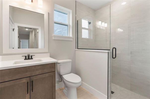 Bathroom, Glass Shower, Interior