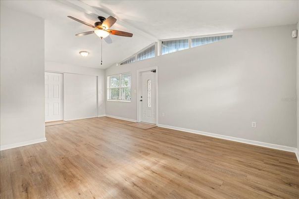 Empty room, Interior, Wood Texture Flooring
