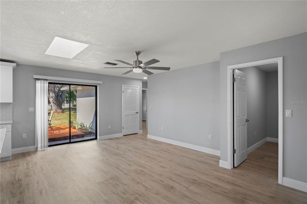 Empty room, Interior, Wood Texture Flooring