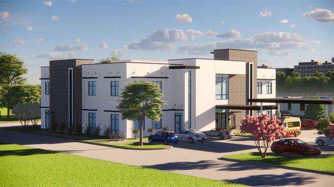 Exterior, Facade, Modern