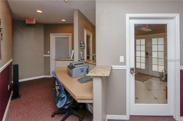 Home Office, Interior, Recessed Lighting